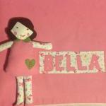 Handmade Personalised Doll Teddy With Matching..
