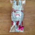 Baby Personalised Bunny Teddy. Handmade Gift For..