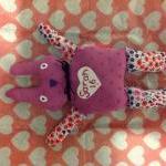 Baby Personalised Bunny Teddy. Handmade Gift For..